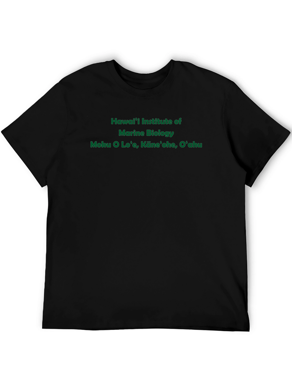 Hawaii Marine Biology Black T-Shirt
