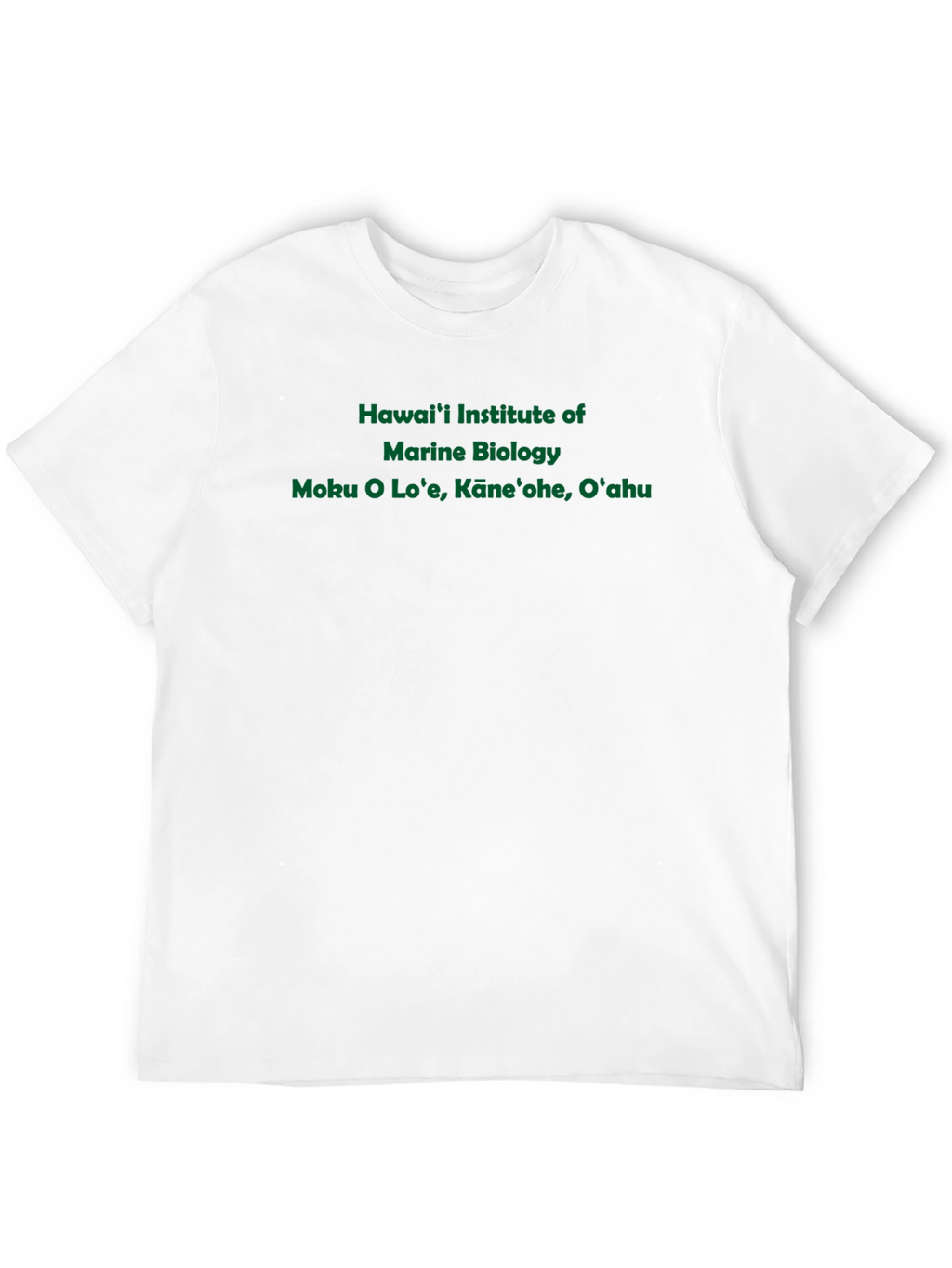 Hawaii Marine Biology Black T-Shirt