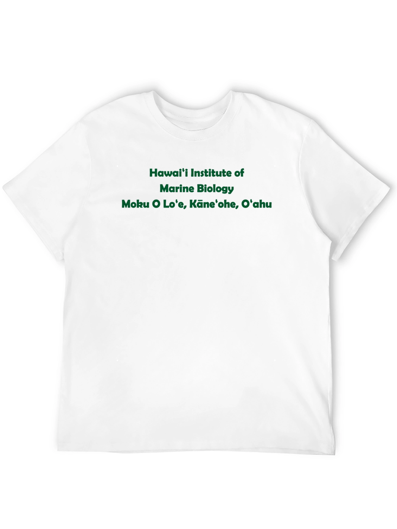 Hawaii Marine Biology Black T-Shirt