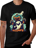 Happy Halloween Pumpkin Ghost T-Shirt