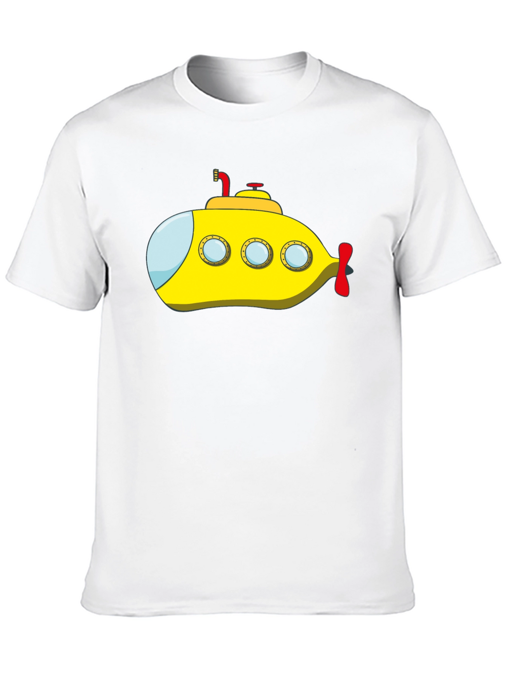 Yellow Submarine Graphic Tee - Black Cotton T-Shirt