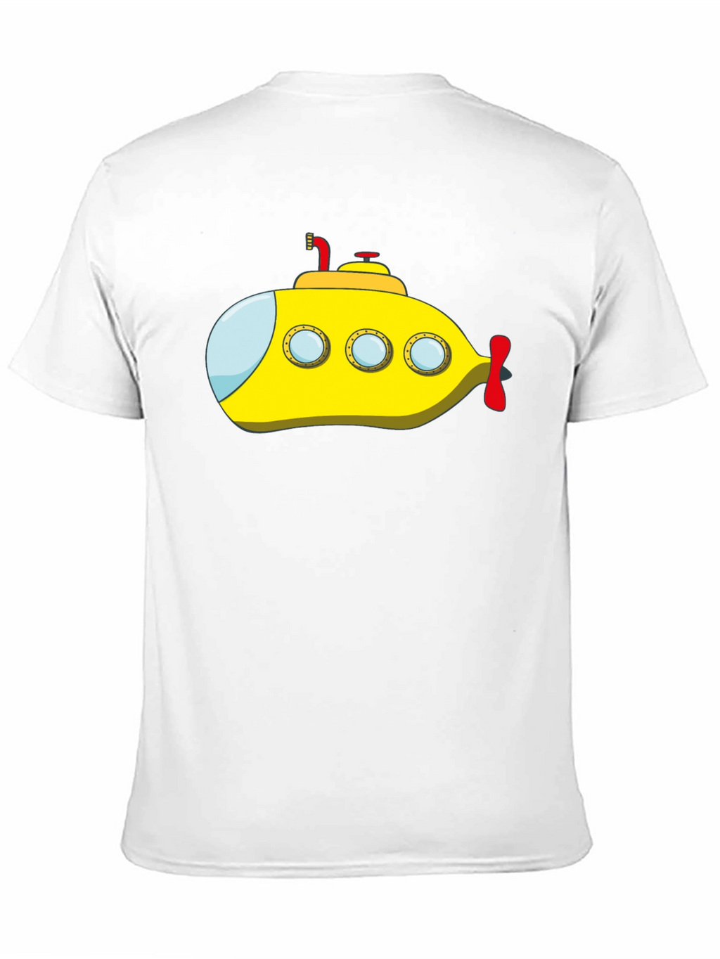 Yellow Submarine Graphic Tee - Black Cotton T-Shirt