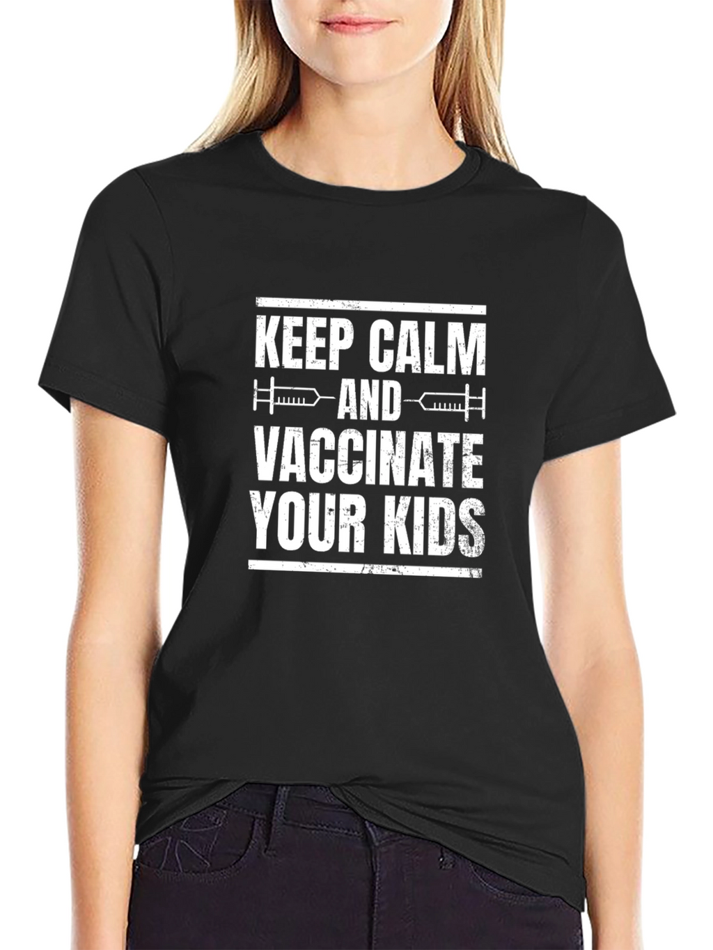 Keep Calm & Vaccinate Your Kids T-Shirt