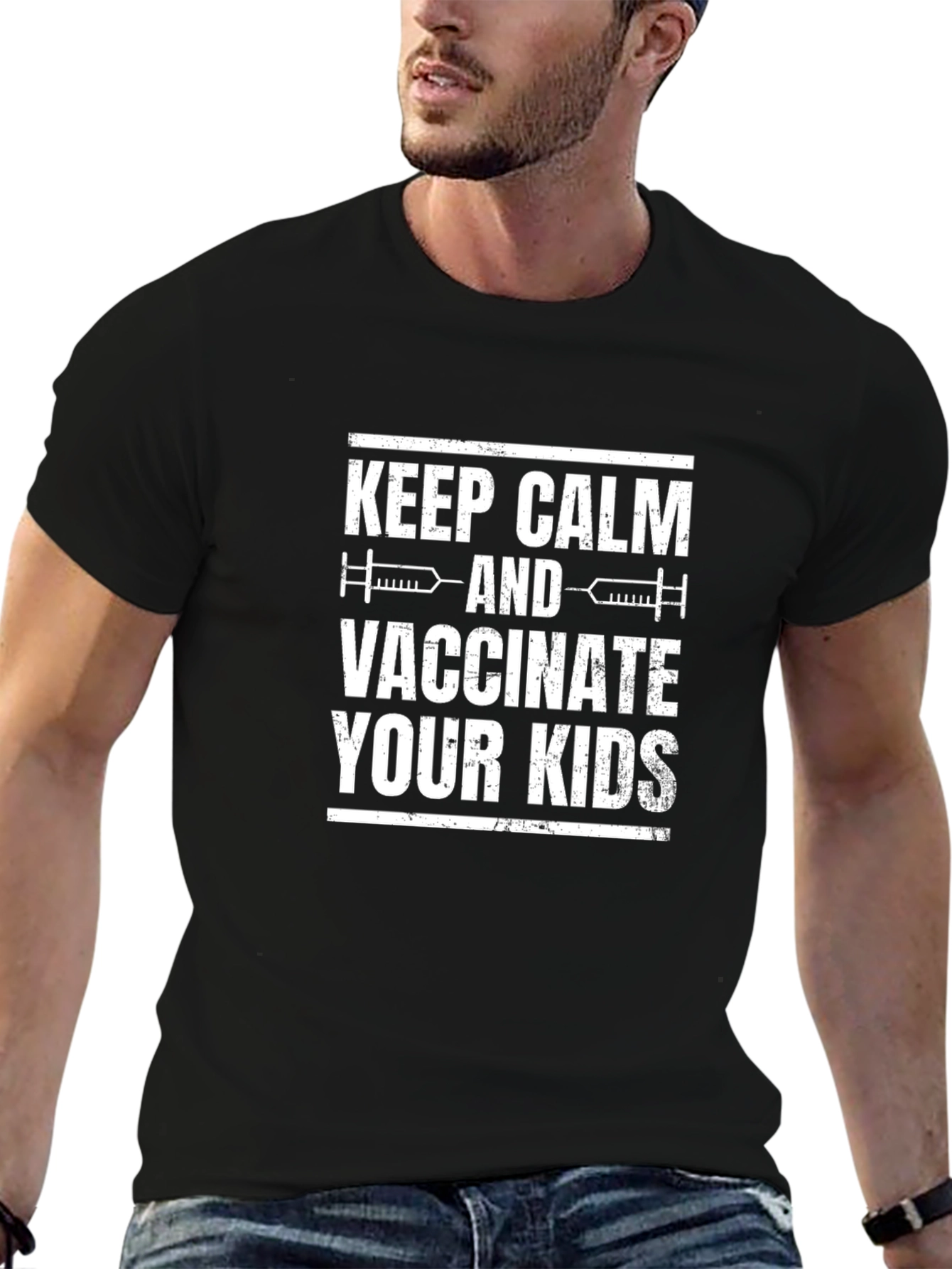 Keep Calm & Vaccinate Your Kids T-Shirt
