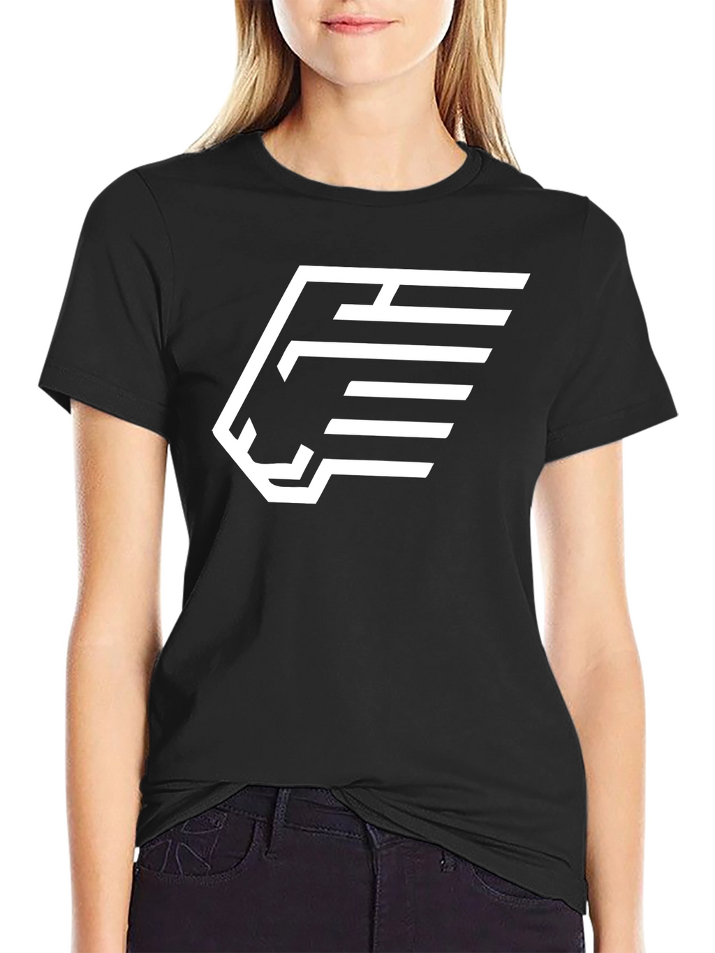 Bold Graphic Tee - Lion & Stripes Design
