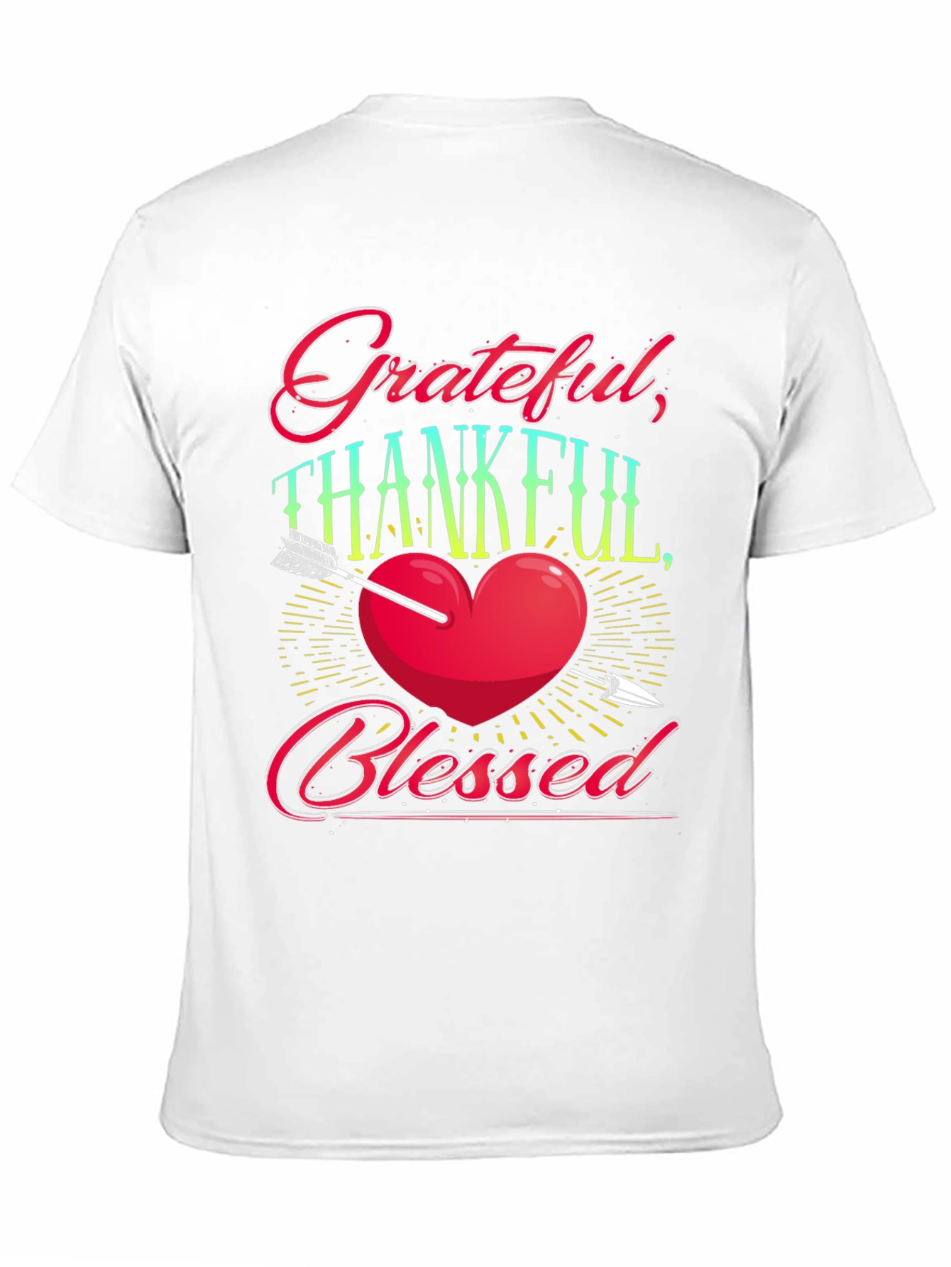 Grateful Thankful Blessed Graphic Tee