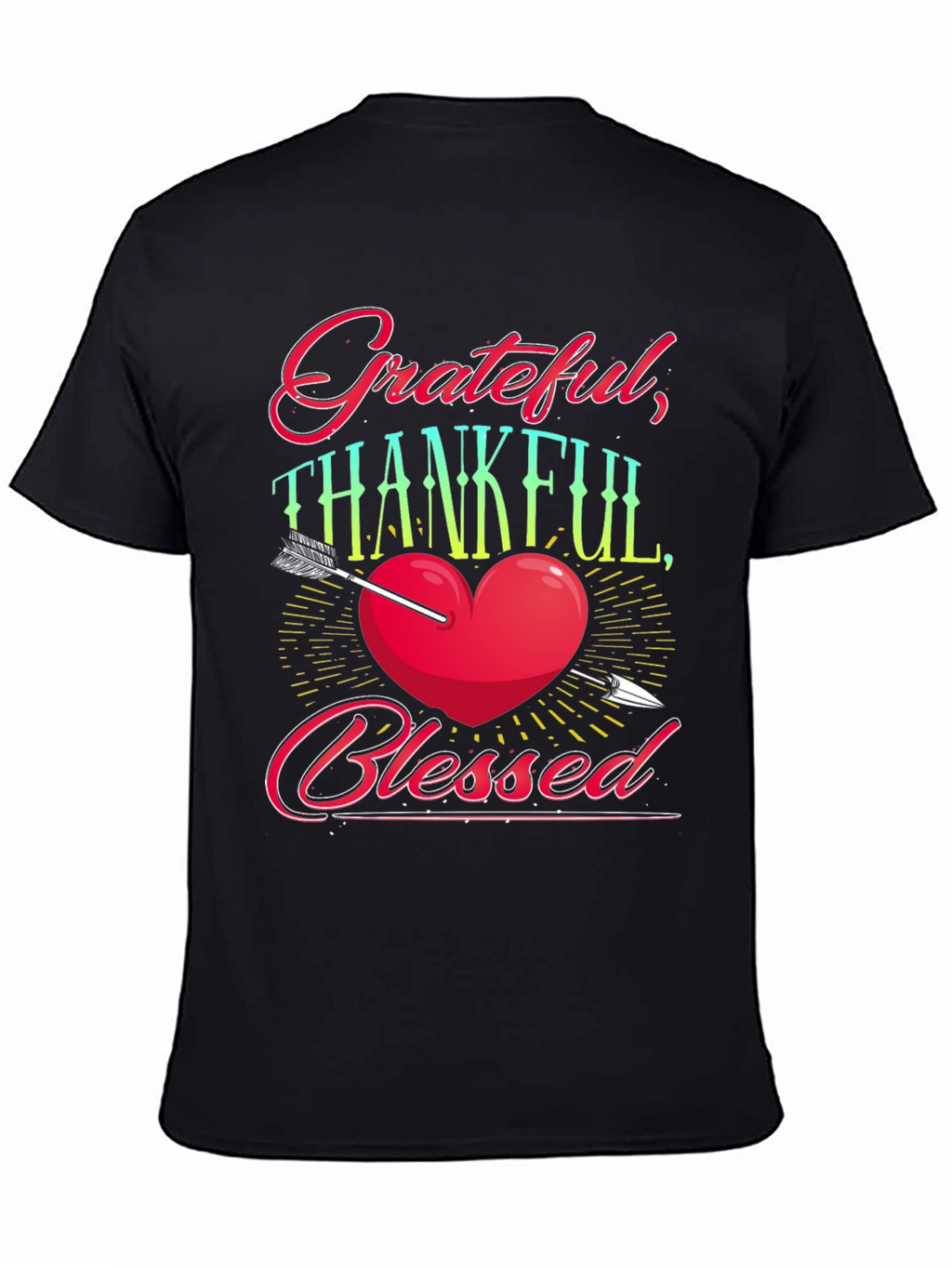 Grateful Thankful Blessed Graphic Tee