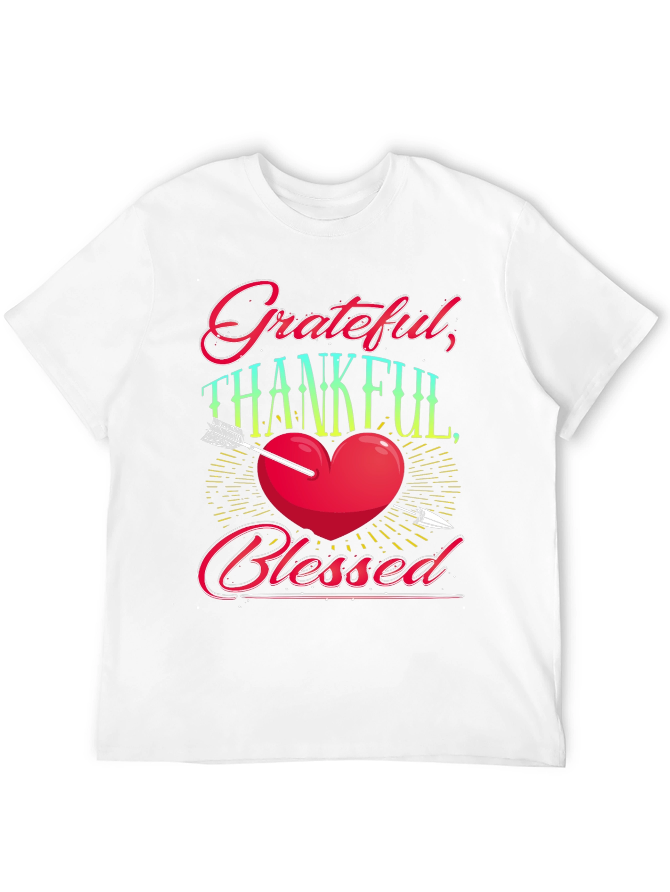 Grateful Thankful Blessed Graphic Tee