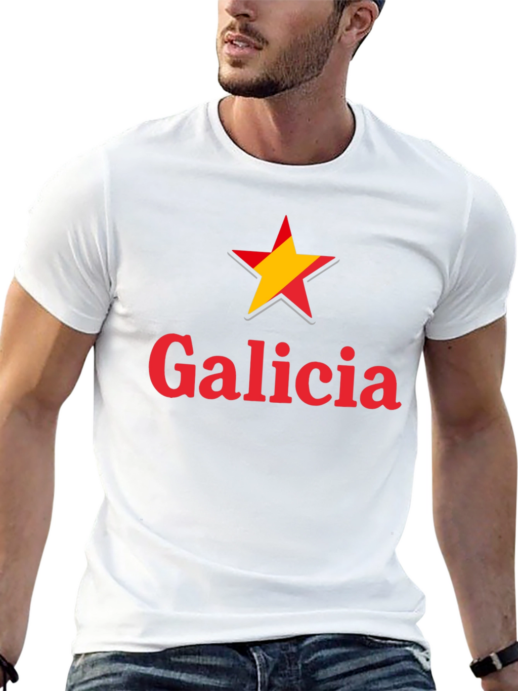 Galicia Graphic Tee - Spain Inspired Star