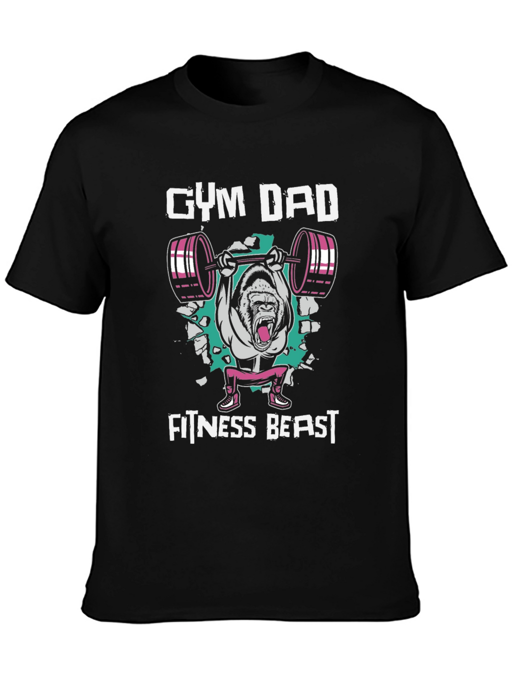 Gym Dad Fitness Beast T-Shirt