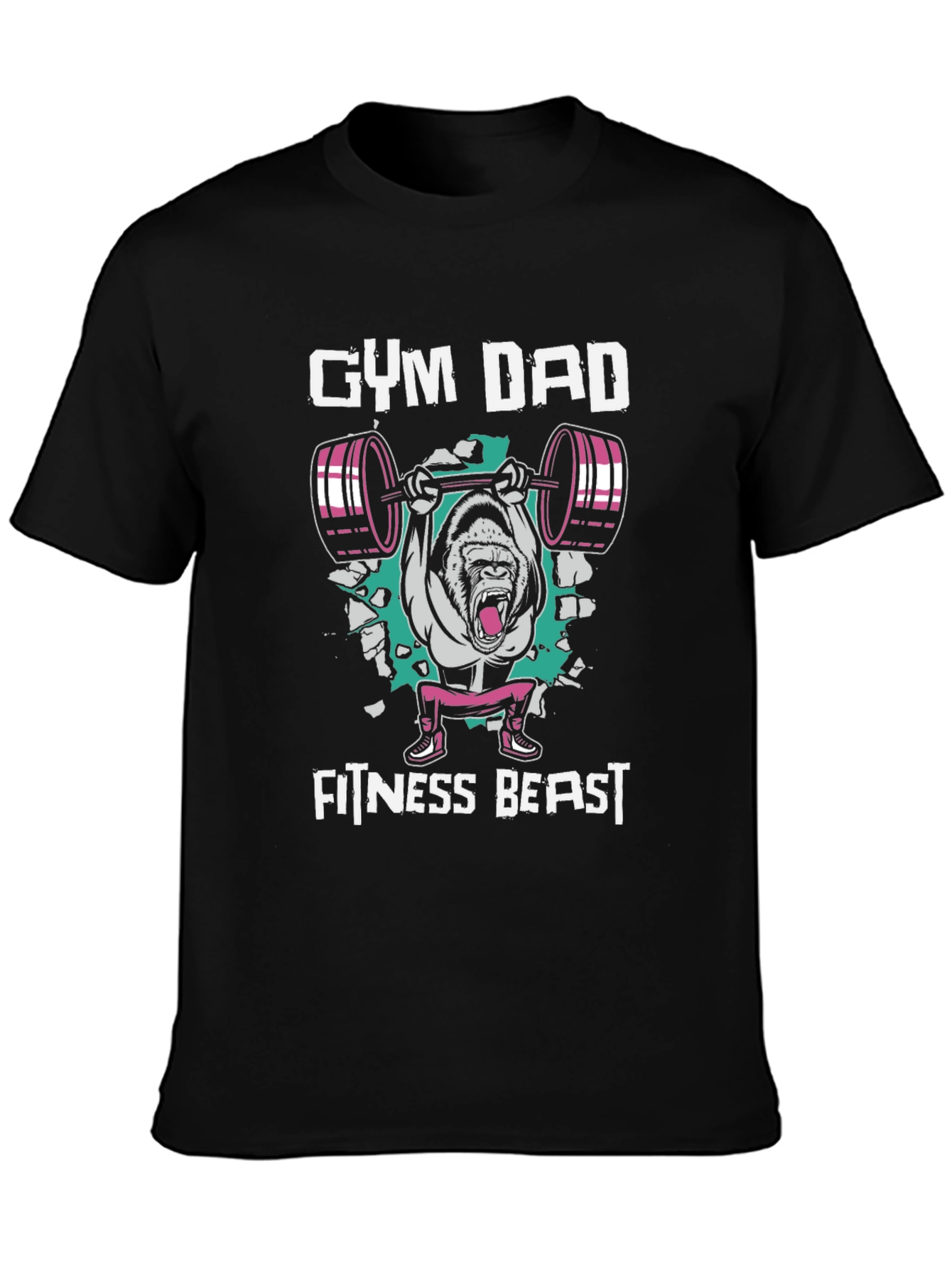 Gym Dad Fitness Beast T-Shirt