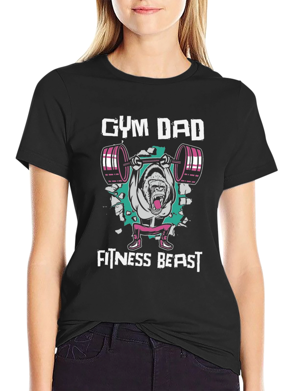 Gym Dad Fitness Beast T-Shirt