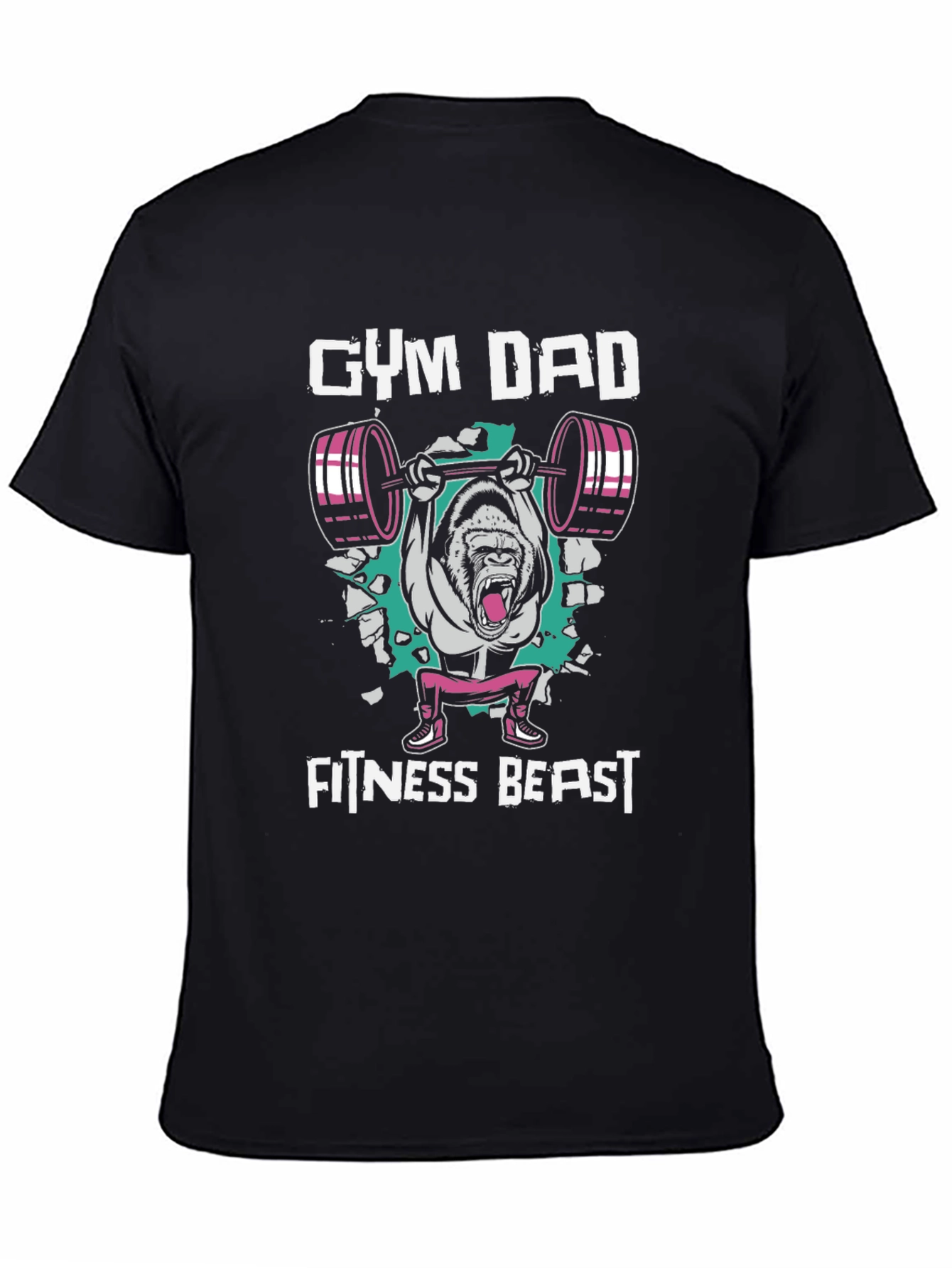 Gym Dad Fitness Beast T-Shirt
