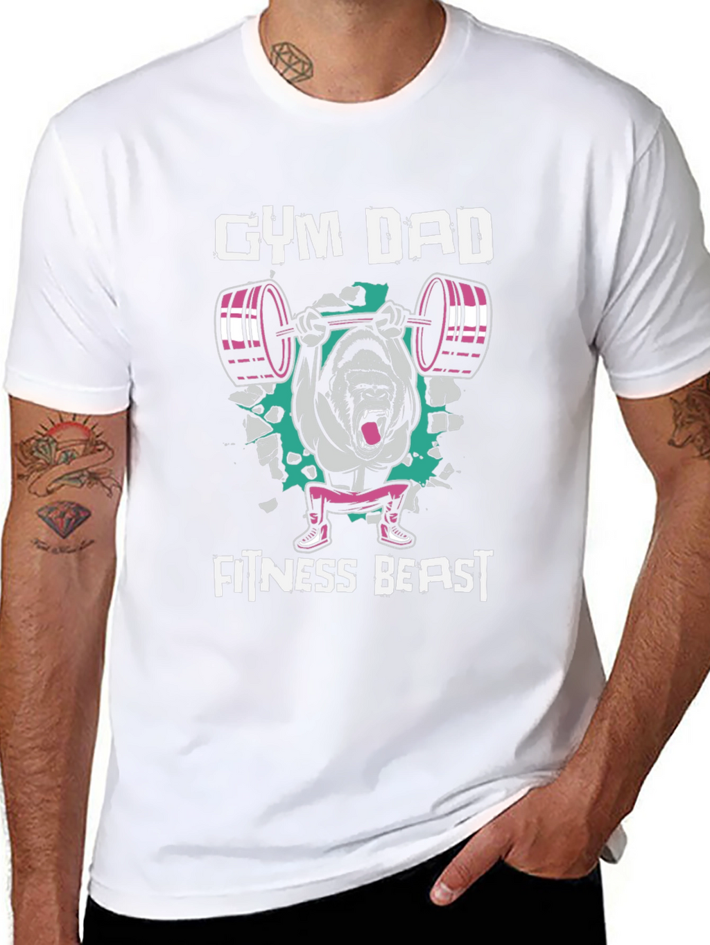 Gym Dad Fitness Beast T-Shirt