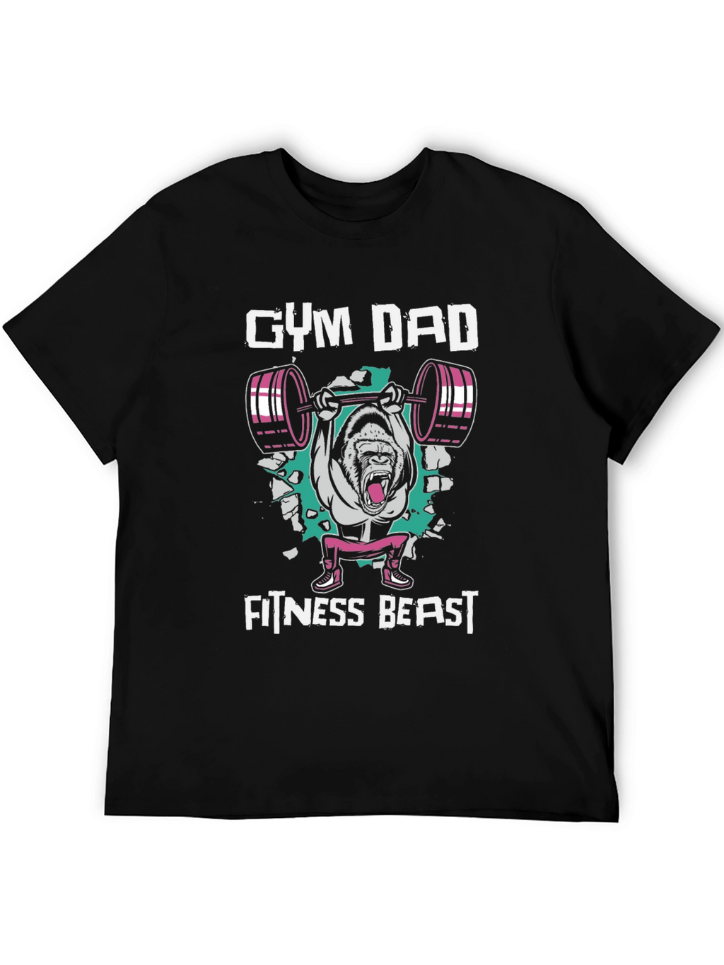 Gym Dad Fitness Beast T-Shirt