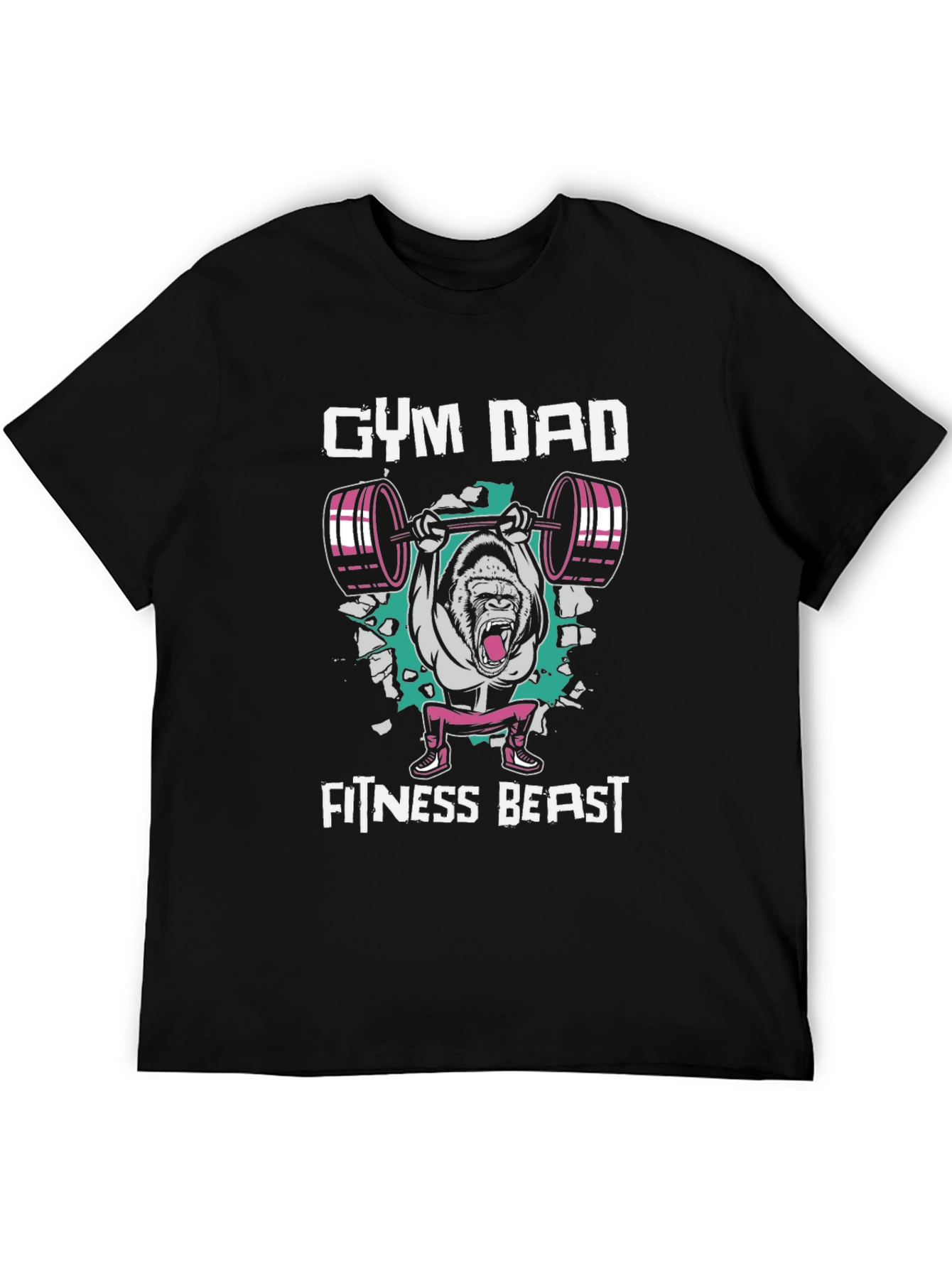 Gym Dad Fitness Beast T-Shirt