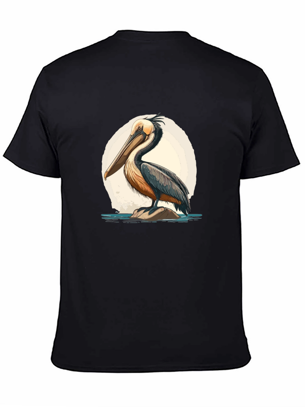 Pelican Graphic Tee - Unique Bird Design