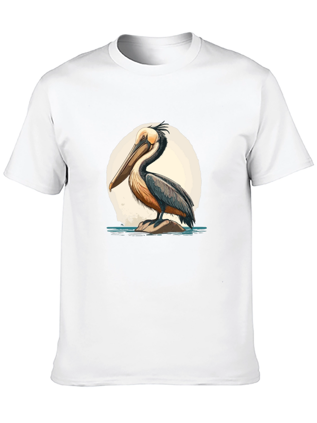 Pelican Graphic Tee - Unique Bird Design