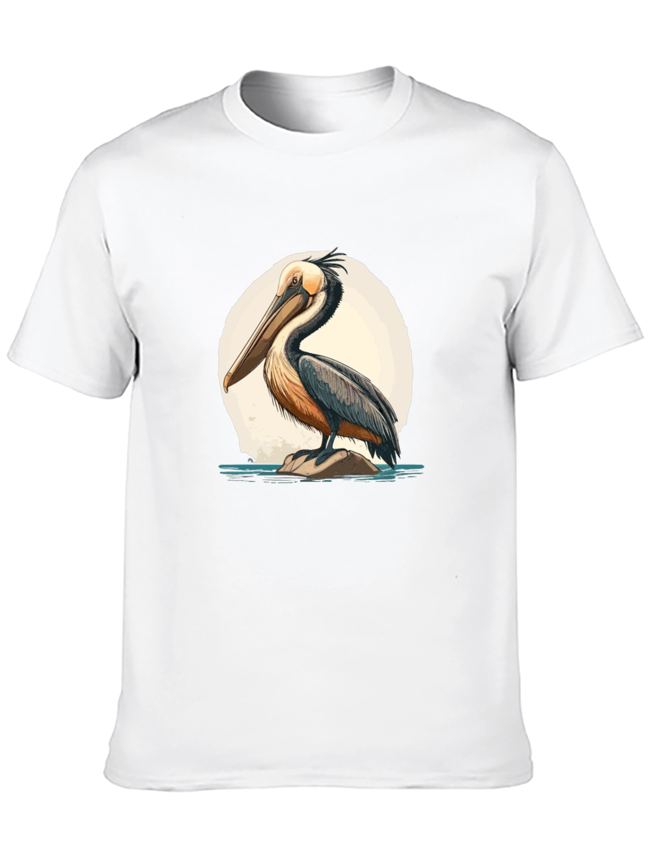 Pelican Graphic Tee - Unique Bird Design