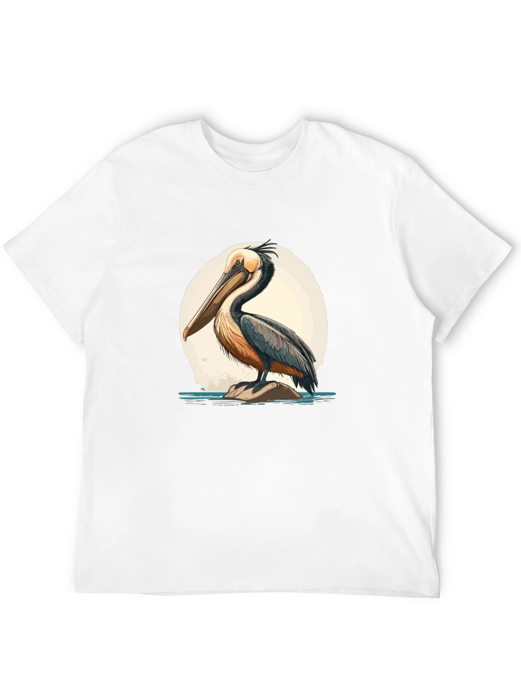 Pelican Graphic Tee - Unique Bird Design