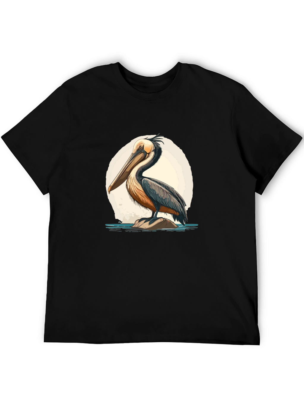 Pelican Graphic Tee - Unique Bird Design