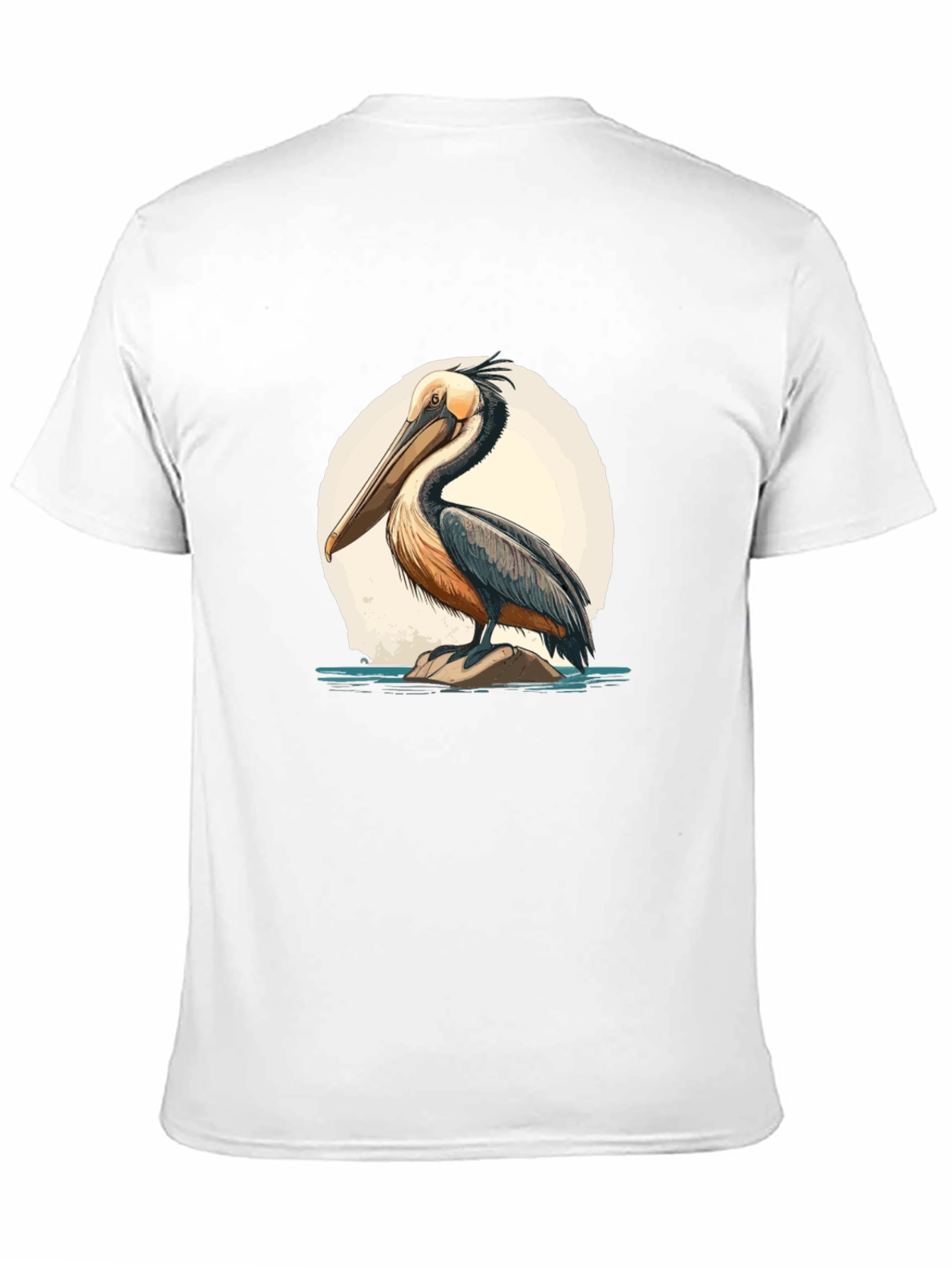 Pelican Graphic Tee - Unique Bird Design