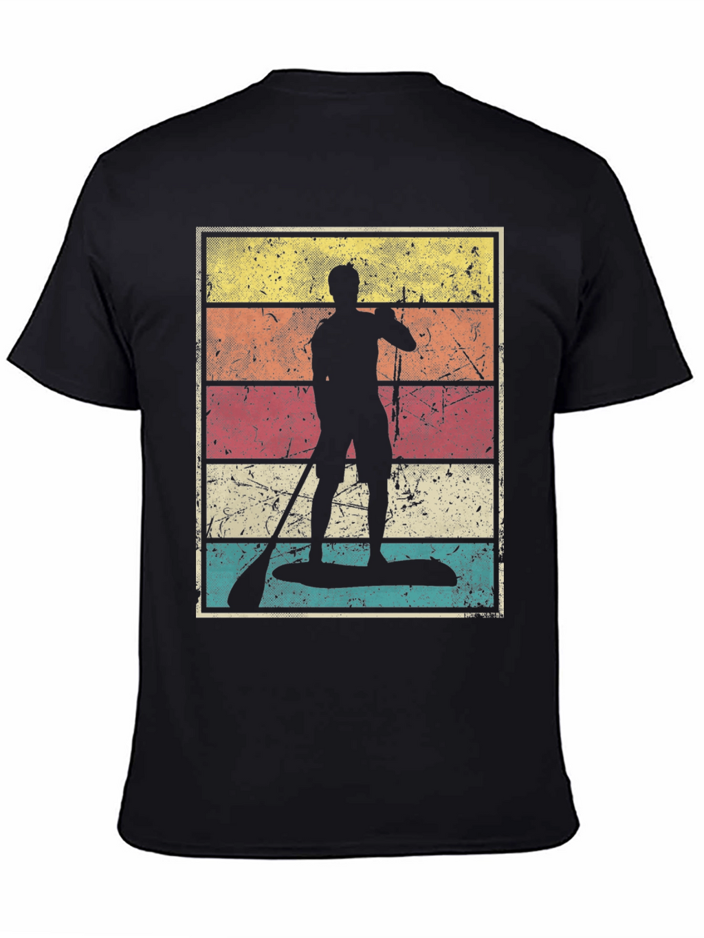 Retro Paddle Boarder Graphic Tee