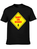 Baby On Board Graphic Tee - Black Unisex T-Shirt
