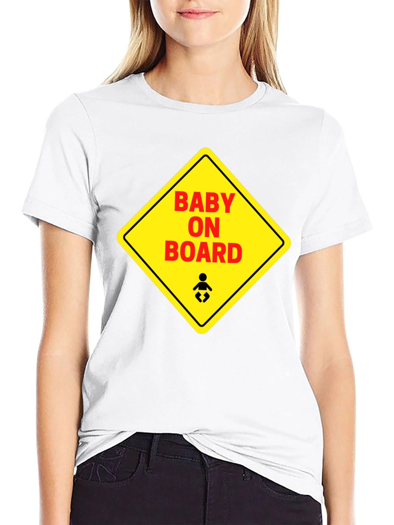 Baby On Board Graphic Tee - Black Unisex T-Shirt