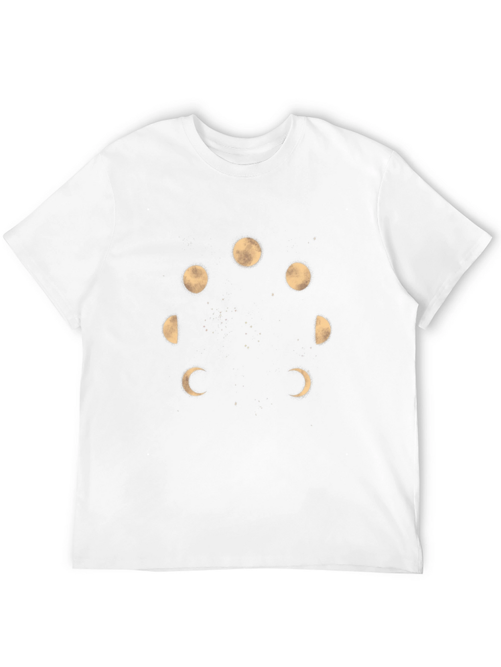 Moon Phases Graphic Black T-Shirt