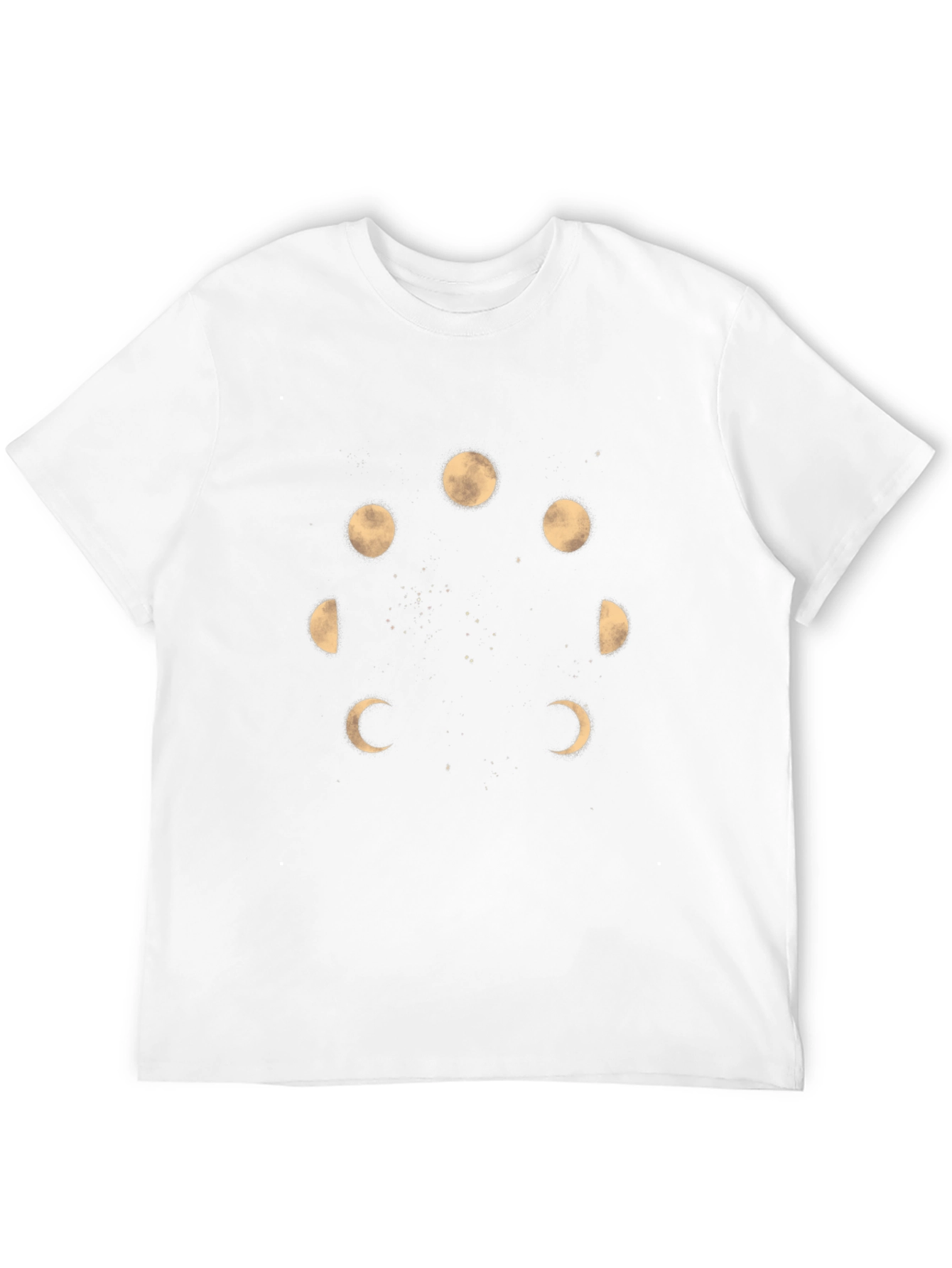 Moon Phases Graphic Black T-Shirt