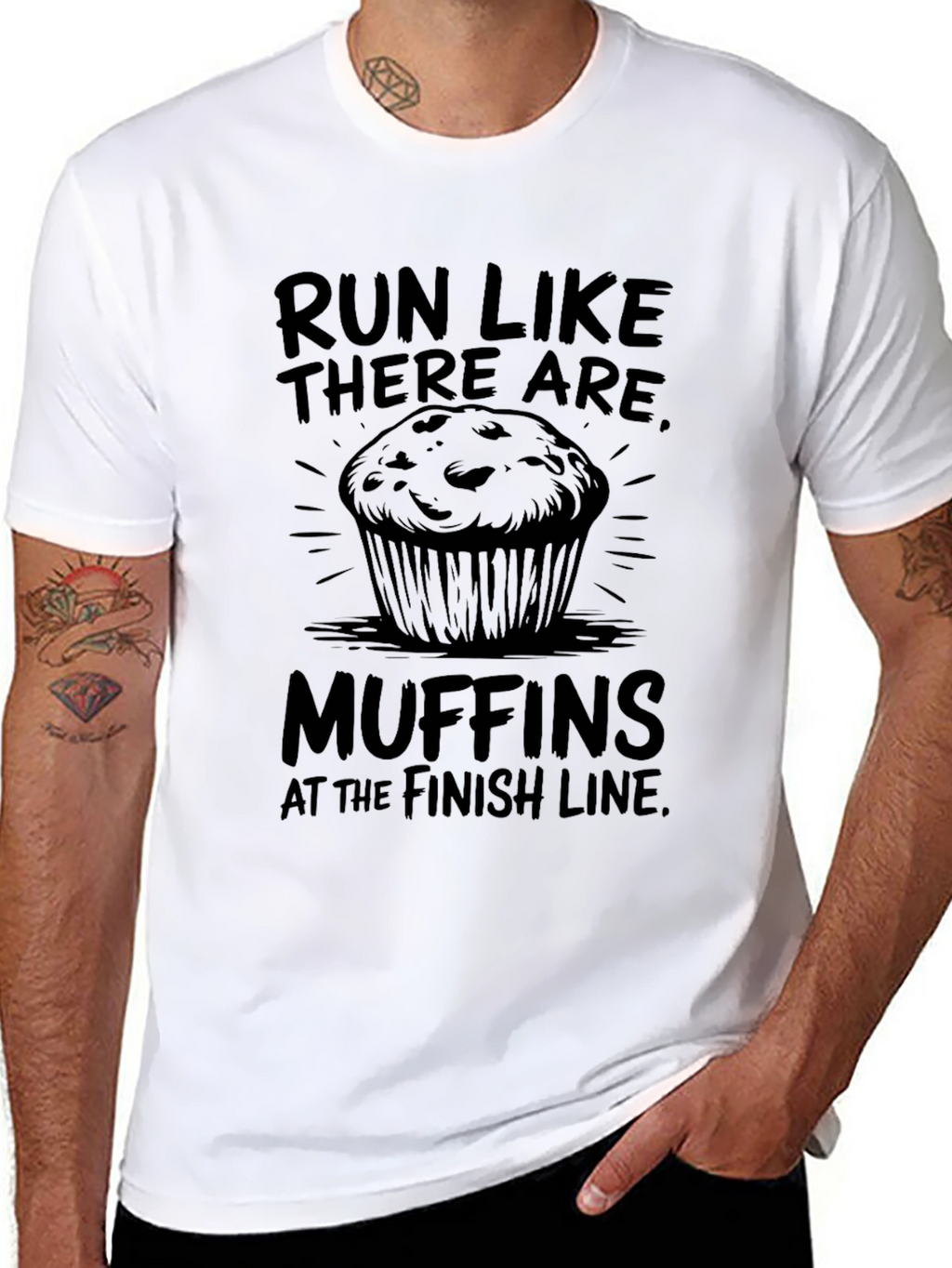 Run for Muffins Graphic Tee