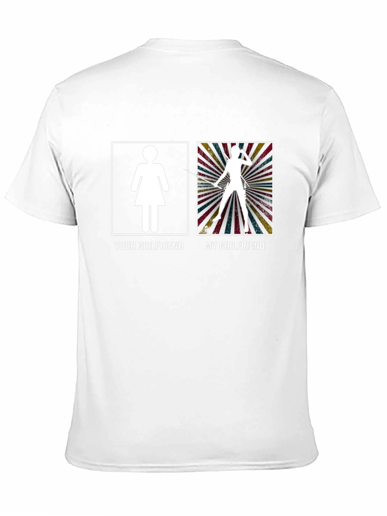 Funny My Girlfriend Black Graphic Tee
