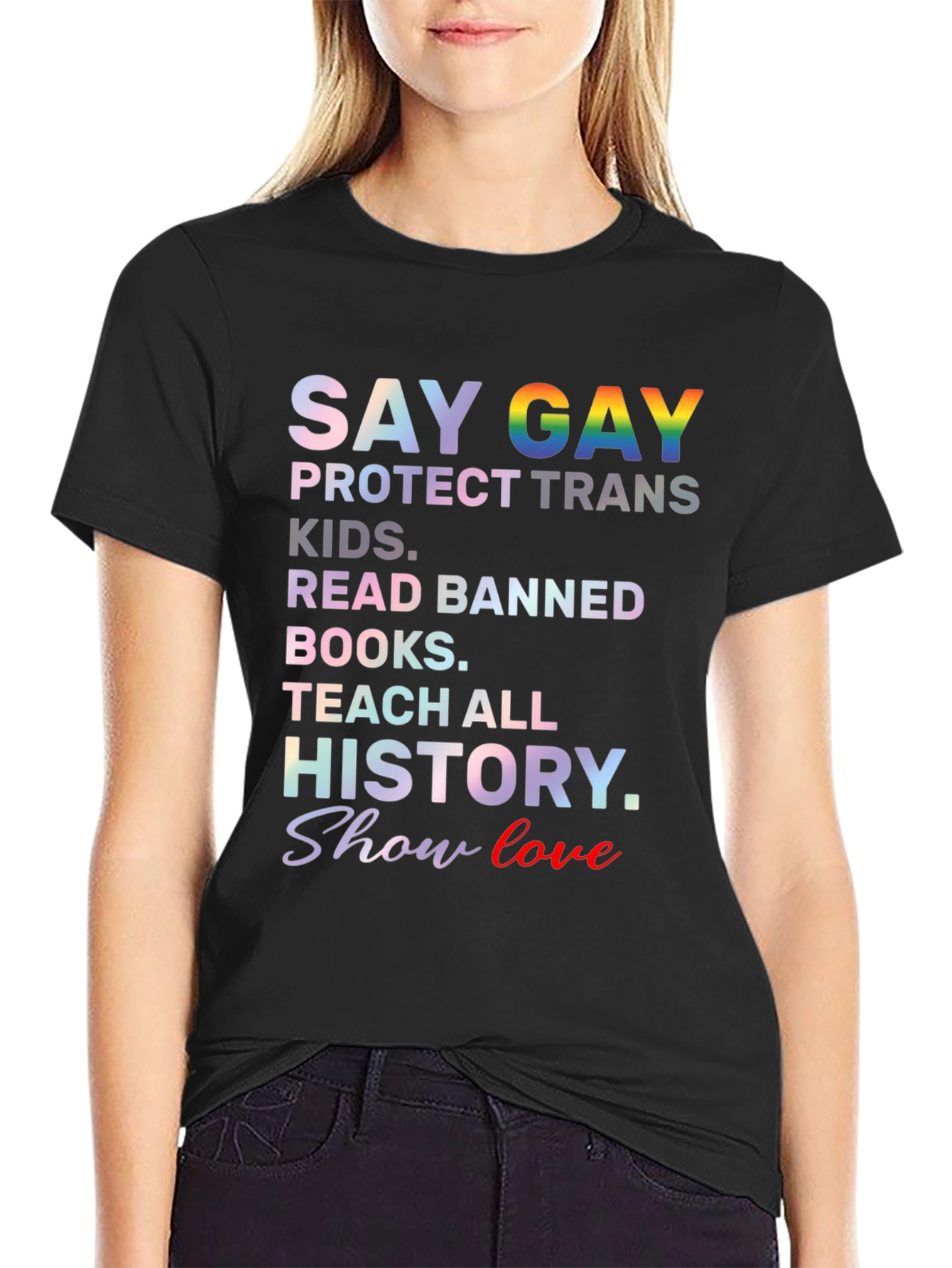 Say Gay Protect Trans Kids T-Shirt