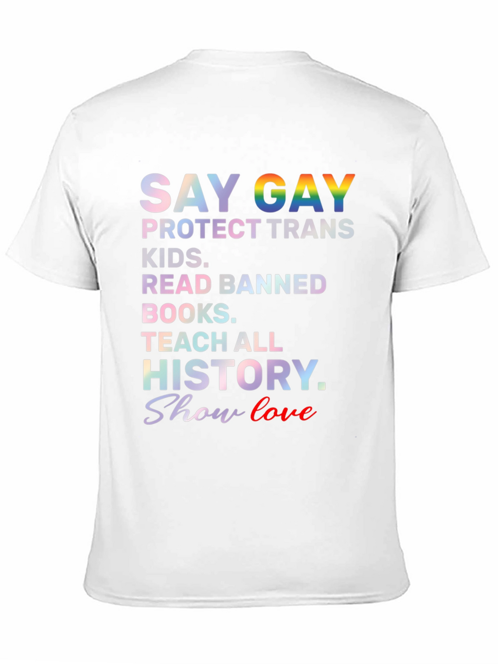 Say Gay Protect Trans Kids T-Shirt