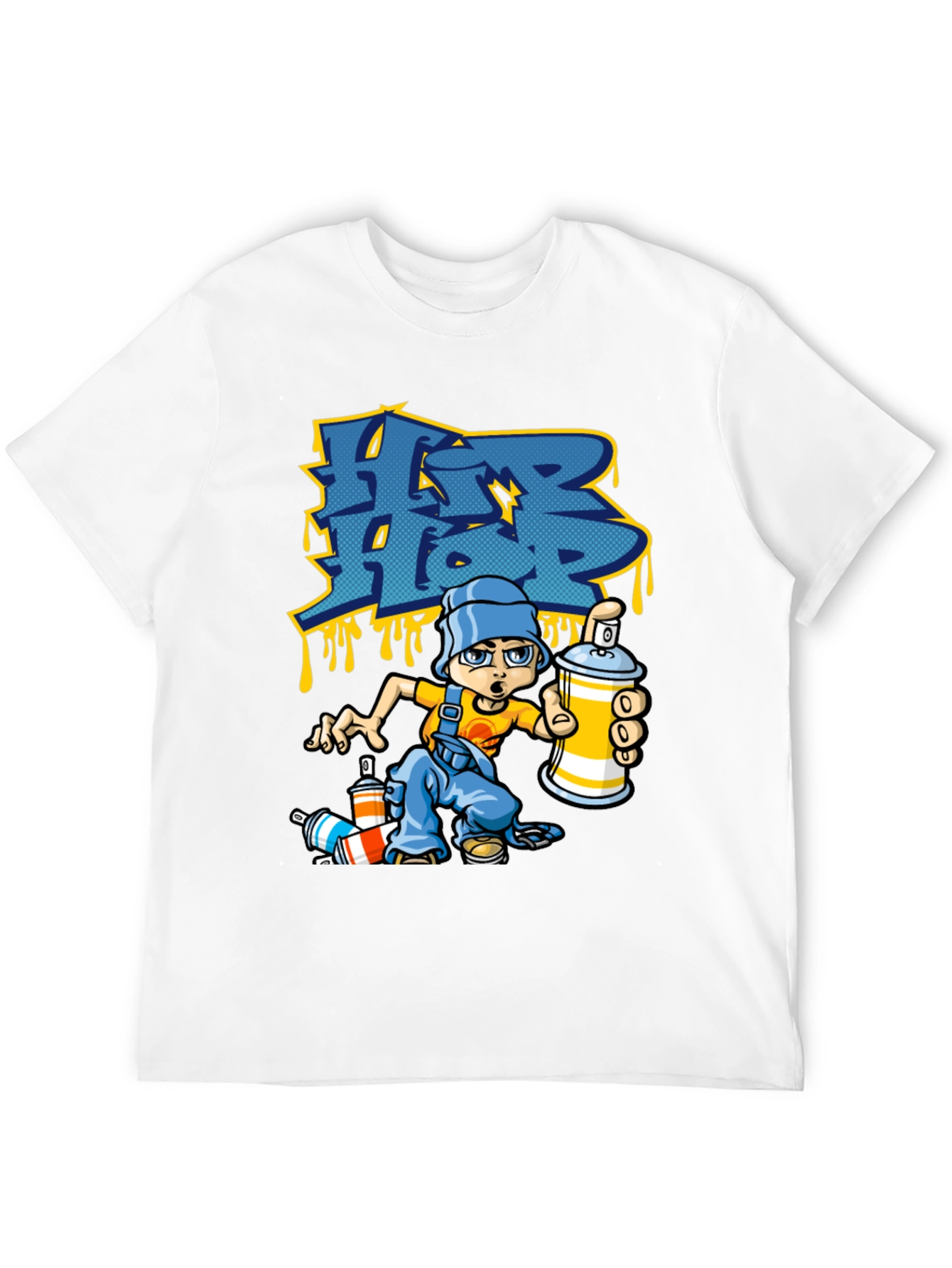 Hip Hop Graffiti Artist Black T-Shirt