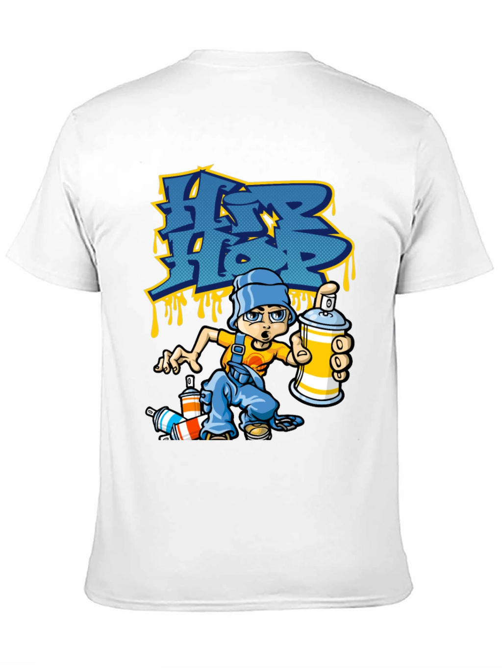 Hip Hop Graffiti Artist Black T-Shirt