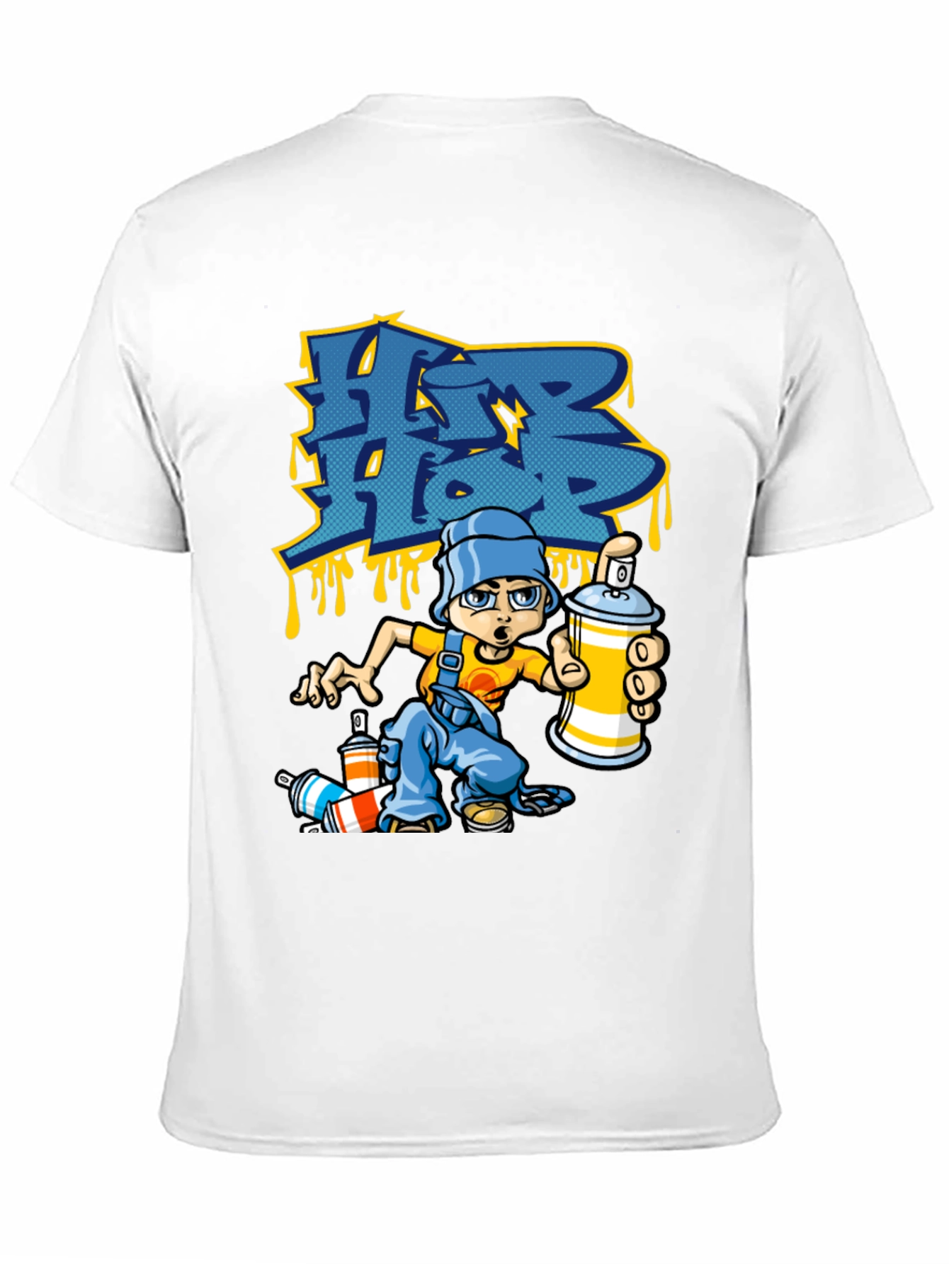 Hip Hop Graffiti Artist Black T-Shirt