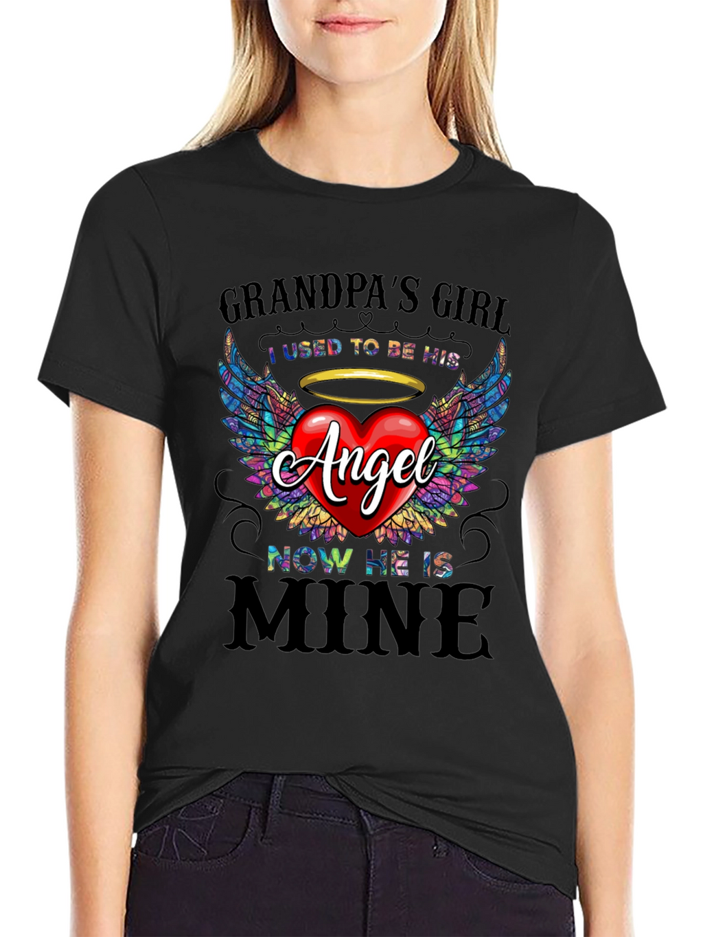 Grandpas Girl Angel T-Shirt