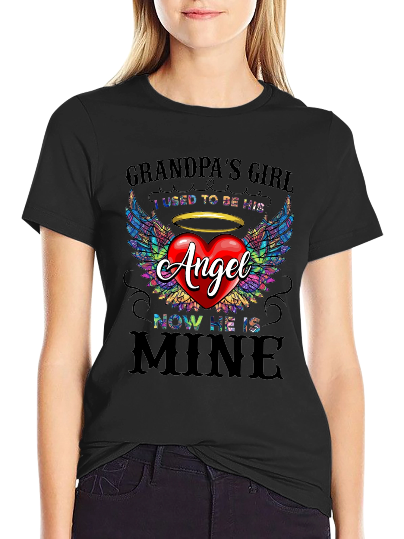 Grandpas Girl Angel T-Shirt