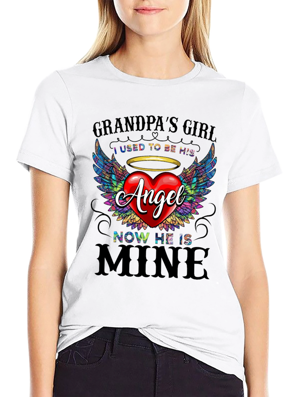 Grandpas Girl Angel T-Shirt