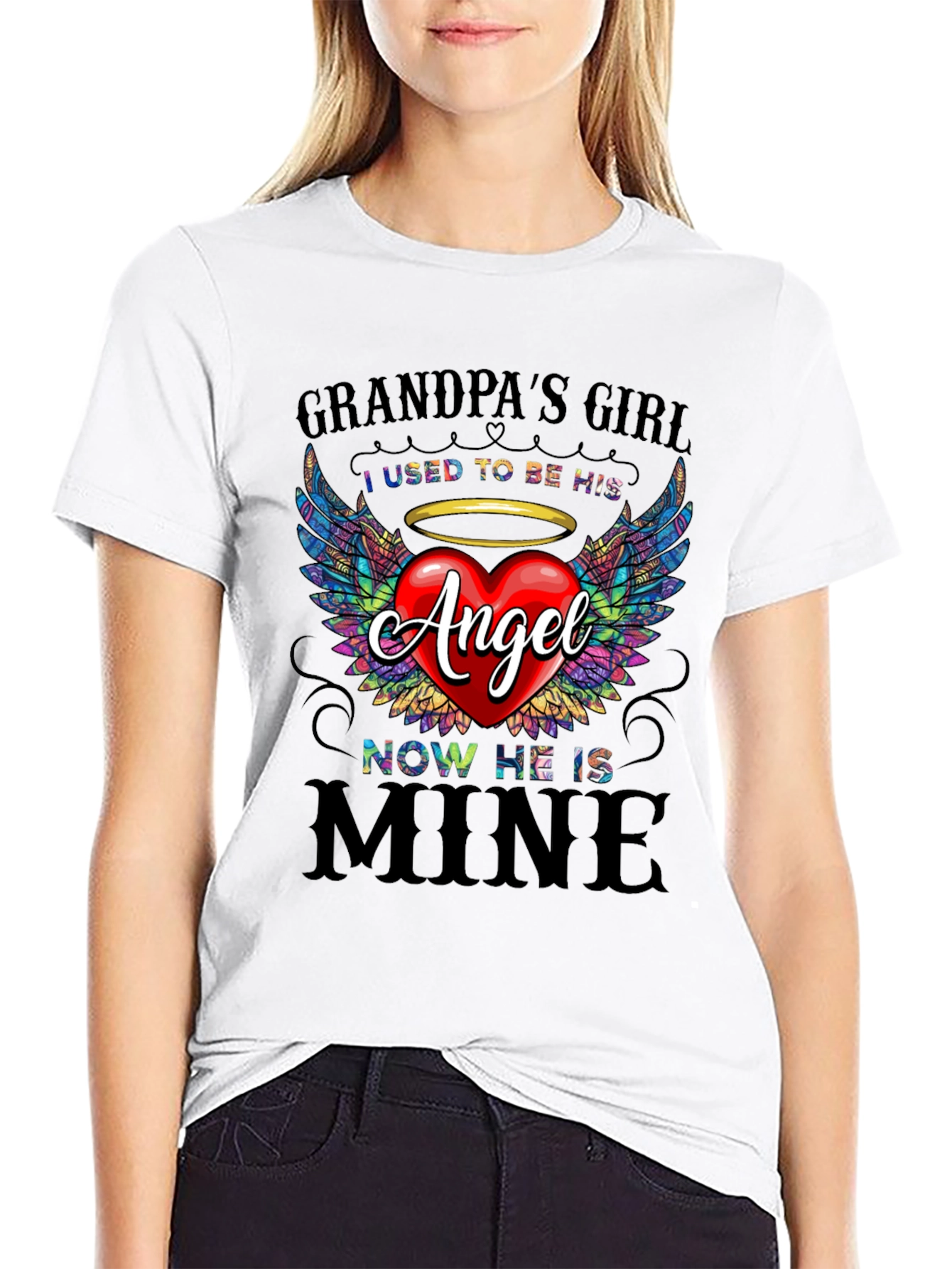 Grandpas Girl Angel T-Shirt