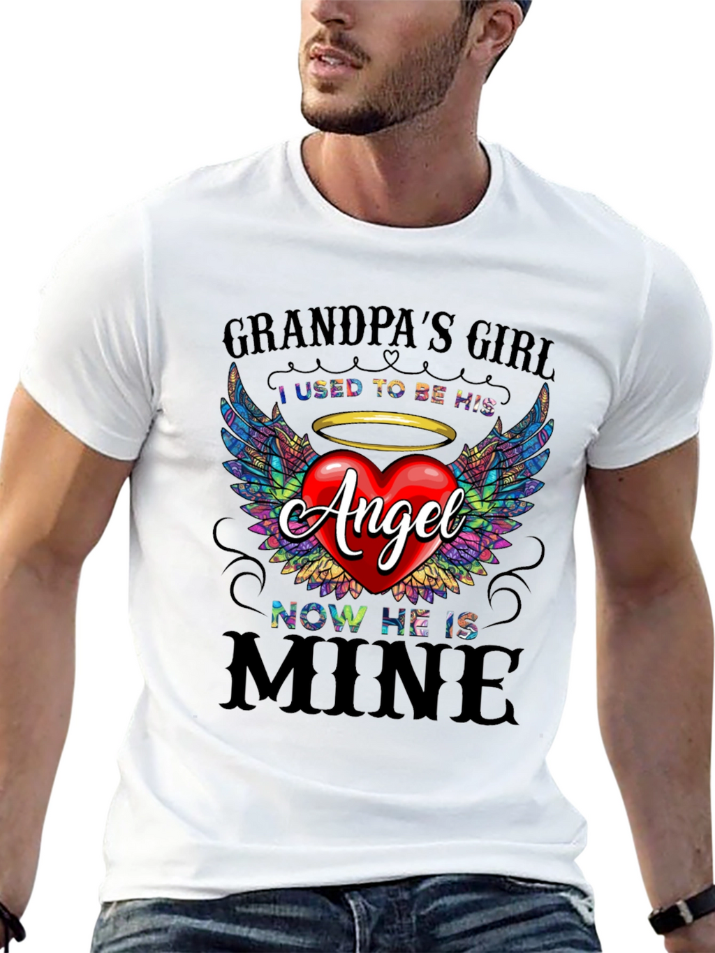 Grandpas Girl Angel T-Shirt