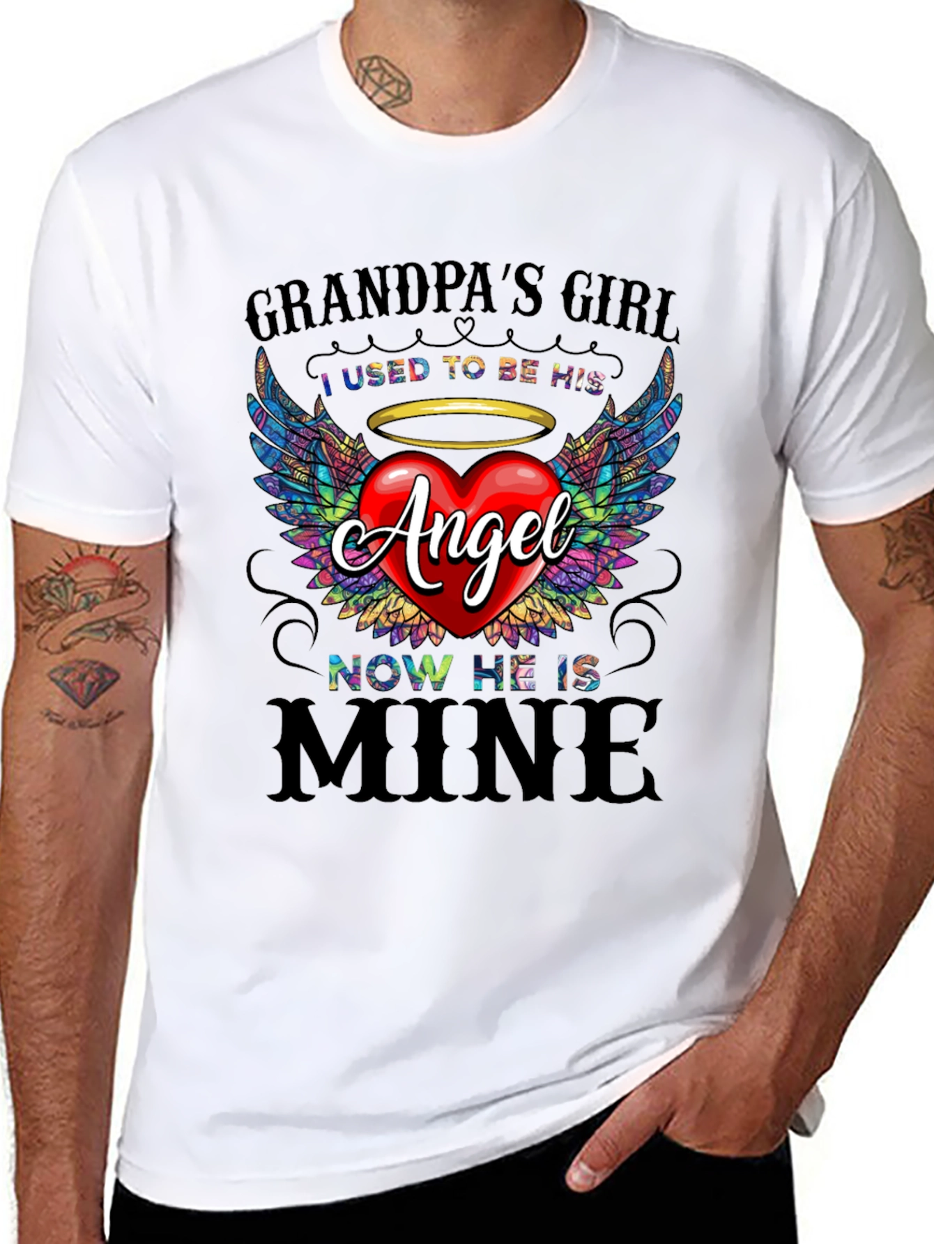 Grandpas Girl Angel T-Shirt