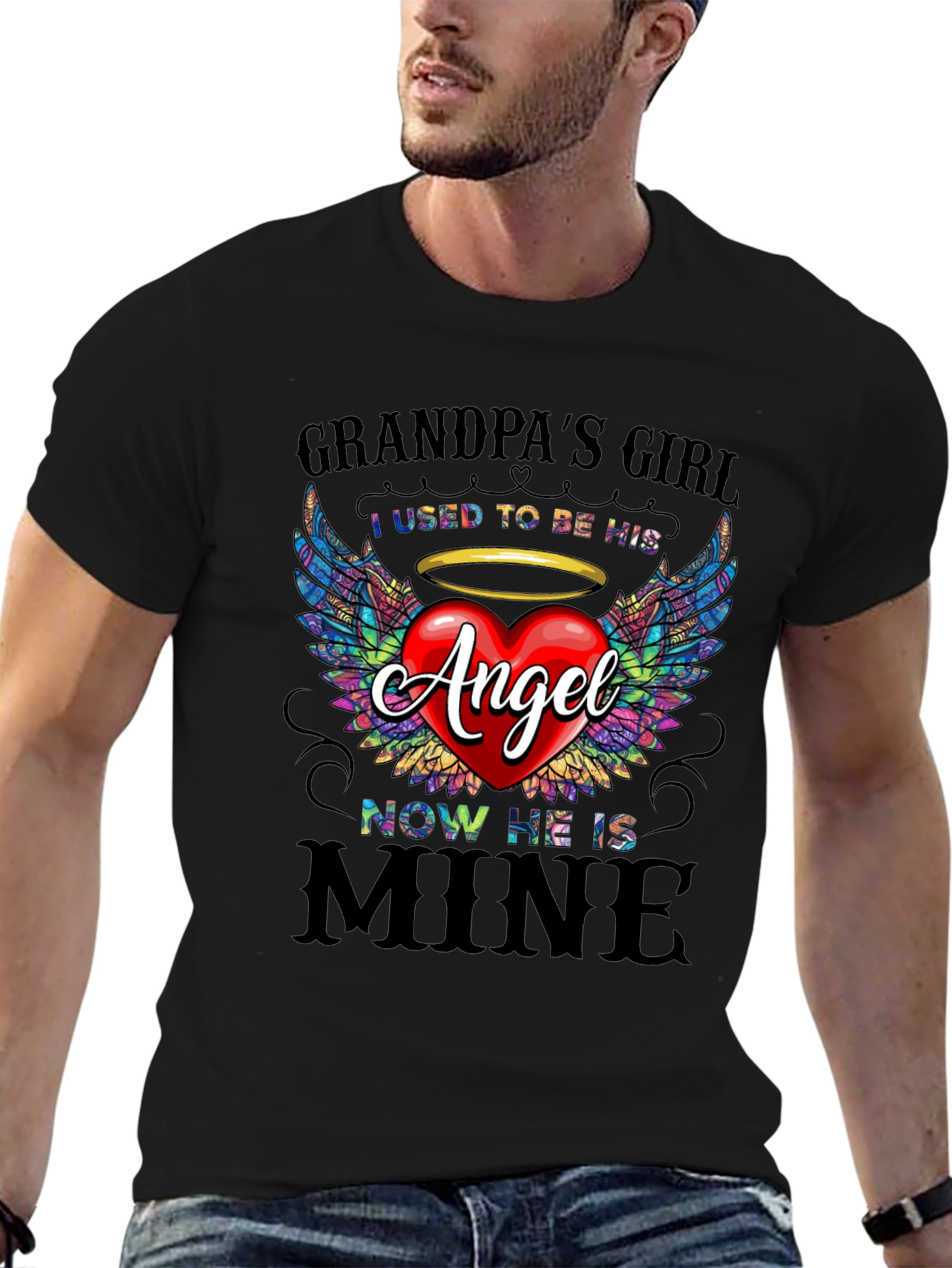 Grandpas Girl Angel T-Shirt