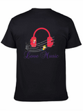 Love Music Graphic Tee - Quirky Musician T-Shirt