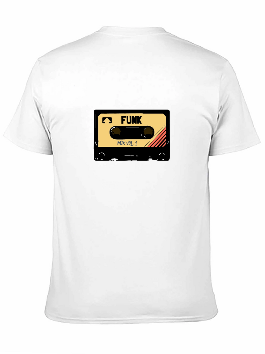 Retro Funk Mix Tape Graphic T-Shirt - Black