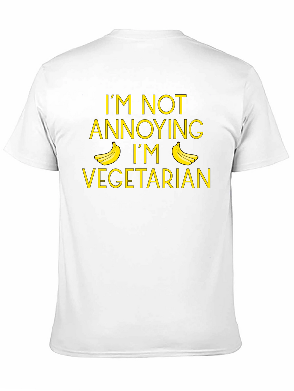 Funny Vegetarian T-Shirt - Annoying Banana Graphic Tee