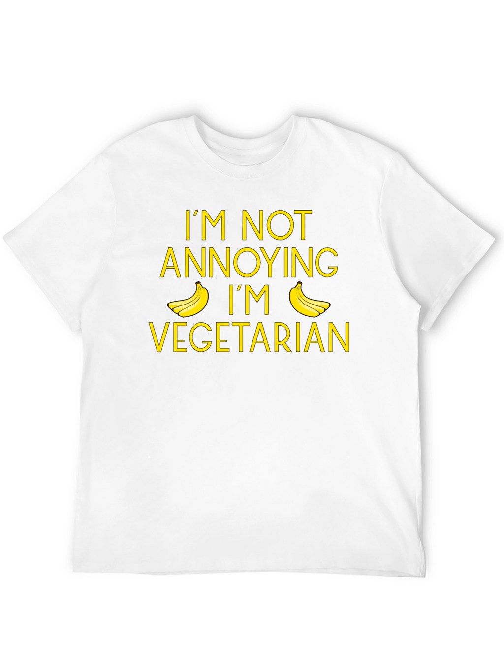 Funny Vegetarian T-Shirt - Annoying Banana Graphic Tee