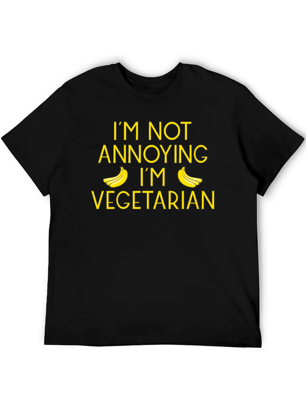 Funny Vegetarian T-Shirt - Annoying Banana Graphic Tee